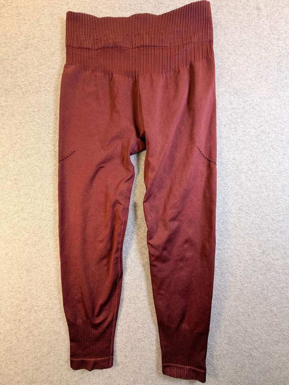 JoyLab High Waisted Seamless Leggings Size Medium Burgundy